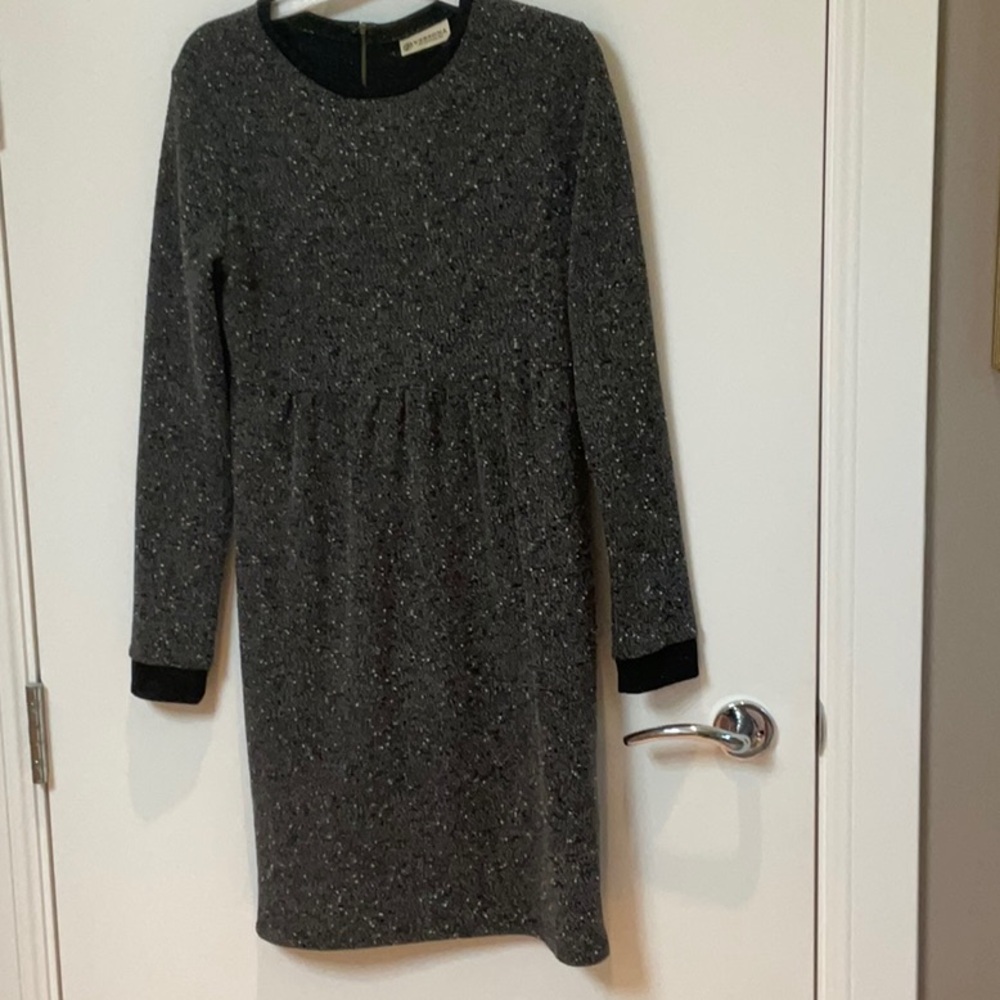 Versona grey tweed empire waist dress size 6 (3 for $15 item)
